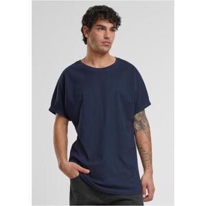 Men's Long Shaped Turnup T-Shirt - blue