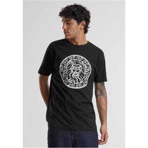Men's T-shirt Lion Face - black