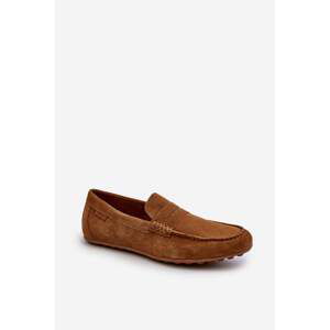 Men's Suede Loafers Big Star Camel