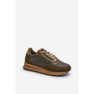 Men's Memory Foam System Big Star Khaki Sneakers