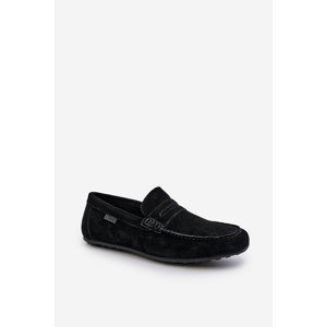 Men's Suede Loafers Big Star Black