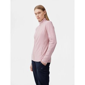 4f Pink Fleece with Stand Collar Regular Ladies