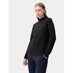 4f Black Fleece Stand-Up Collar Casual Women's