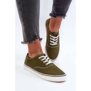 Classic Women's Sneakers Dark Green Olvali Sneakers