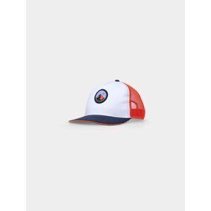 Boys' Trucker Snapback Cap 4F - White