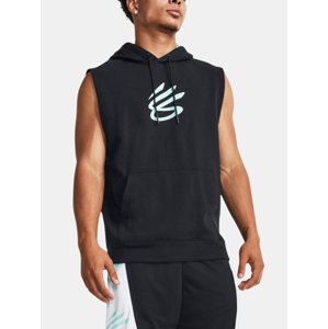 Under Armour Curry Fleece SLVLS Hoodie-BLK - Men