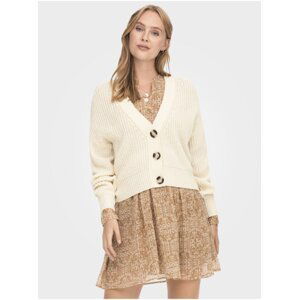 Women's cream cardigan JDY Justy - Women