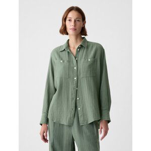 GAP Oversize Muslin Shirt - Women