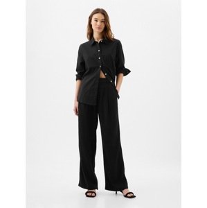 GAP Linen Pants Wide-Leg - Women