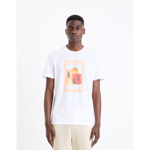 Celio Cotton T-shirt Gebarak - Men's