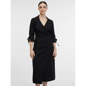 Orsay Black Women's Wrap Dress - Women's