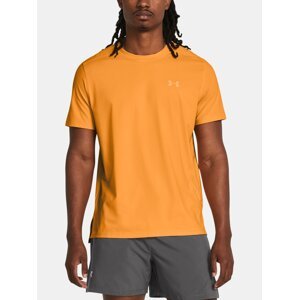 Oranžové pánske športové tričko Under Armour UA Launch Elite Shortsleeve