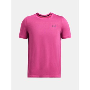 Under Armour UA Rush Seamless Wordmark T-Shirt SS-PNK - Men's