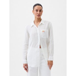 GAP Linen Shirt with Logo - Women