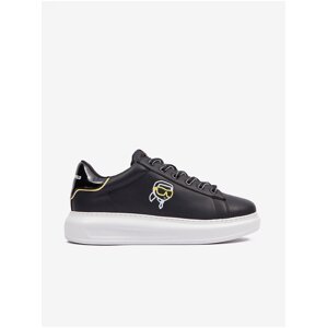 Black Men's Leather Sneakers KARL LAGERFELD Kapri Mens NeoNFT - Men's