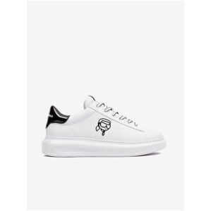 White Men's Leather Sneakers KARL LAGERFELD Kapri Mens NeoNFT - Men's