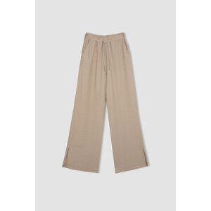 DEFACTO Wide Leg Linen Look Trousers