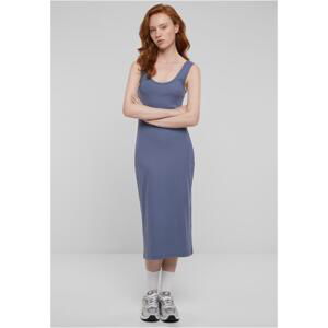 Women's Long Rib Dress - Blue