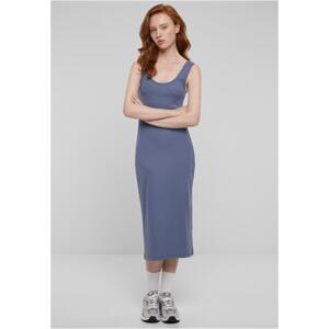 Women's Long Rib Dress - Blue