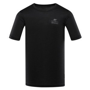 Men's quick-drying T-shirt ALPINE PRO BASIK black
