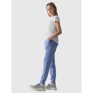 Girls' jogger sweatpants 4F - denim