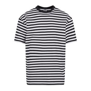 Men's T-shirt Regular Stripe white/black