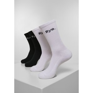 HI - Bye Socks 4-Pack black/white