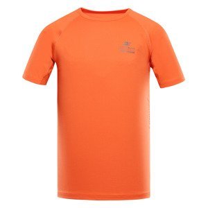 Men's functional T-shirt with cool-dry ALPINE PRO BOND spicy orange