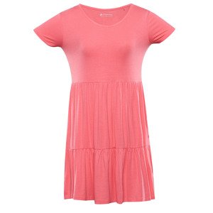 Women's dress ALPINE PRO JEDERA calypso coral