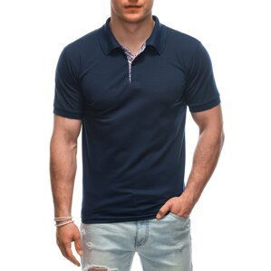 Edoti Men's plain polo shirt