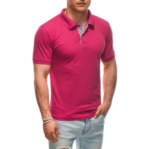 Edoti Men's plain polo shirt