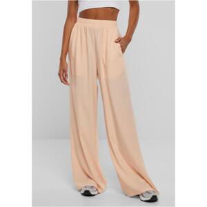 Women's Wide Leg Trousers - Apricot