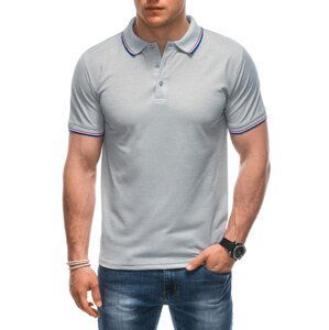 Edoti Men's plain polo shirt