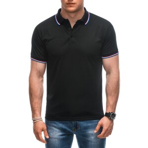 Edoti Men's plain polo shirt