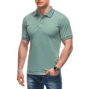 Edoti Men's plain polo shirt