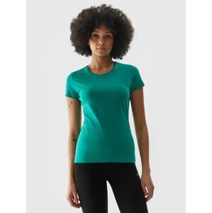 Women's slim T-shirt 4F - green