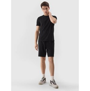 Men's 4F Tracksuit Shorts - Black