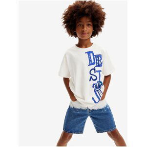 White boys' t-shirt Desigual Ander - Boys