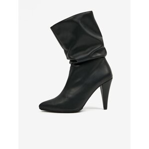 Black low boots OJJU