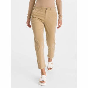 GAP Nohavice straight khakis Béžová