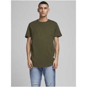 Khaki Men's Basic T-Shirt Jack & Jones Noa - Men's