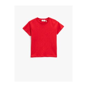 Koton Basic Short Sleeve T-Shirt. Crew Neck Cotton.