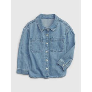 GAP Kids Denim Shirt Washwell - Girls