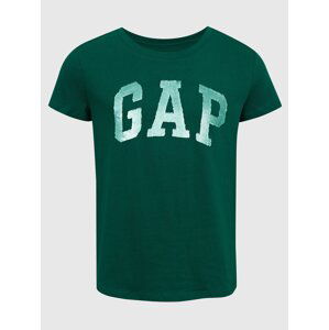 GAP Children's T-shirt organic with sequined logo - Girls