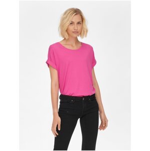 Women's Dark Pink T-Shirt ONLY Moster - Women