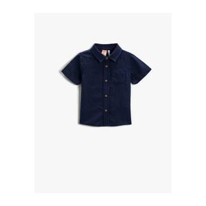 Koton Navy Blue Shirts Ss