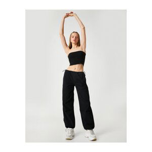 Koton Parachute Pants with Pocket Details, Elastic Waist and Legs.