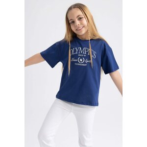 DEFACTO Girl Relax Fit Short Sleeve T-Shirt