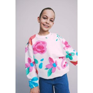 DEFACTO Girl Regular Fit Patterned Sweatshirt