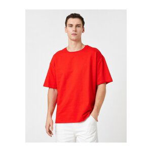 Koton Basic Oversize T-Shirt Crew Neck Half Sleeve